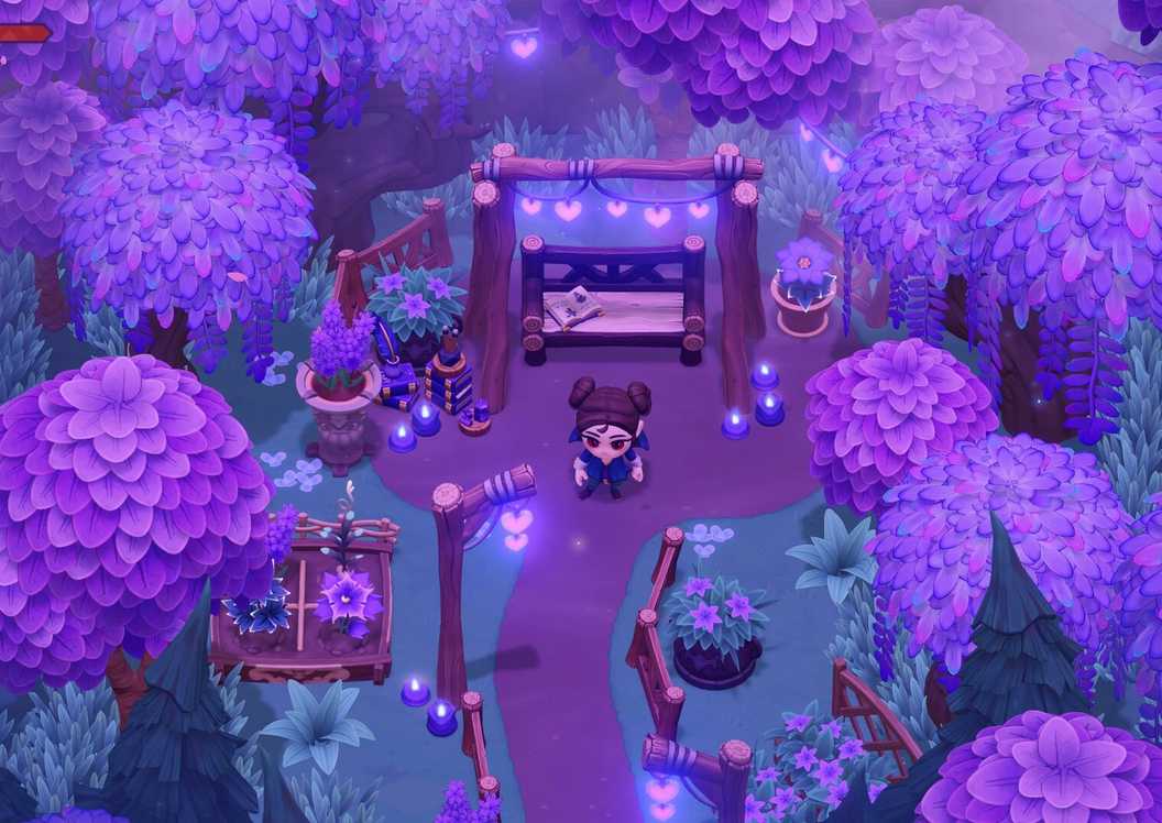 Tampilan gameplay Moonlight Peaks