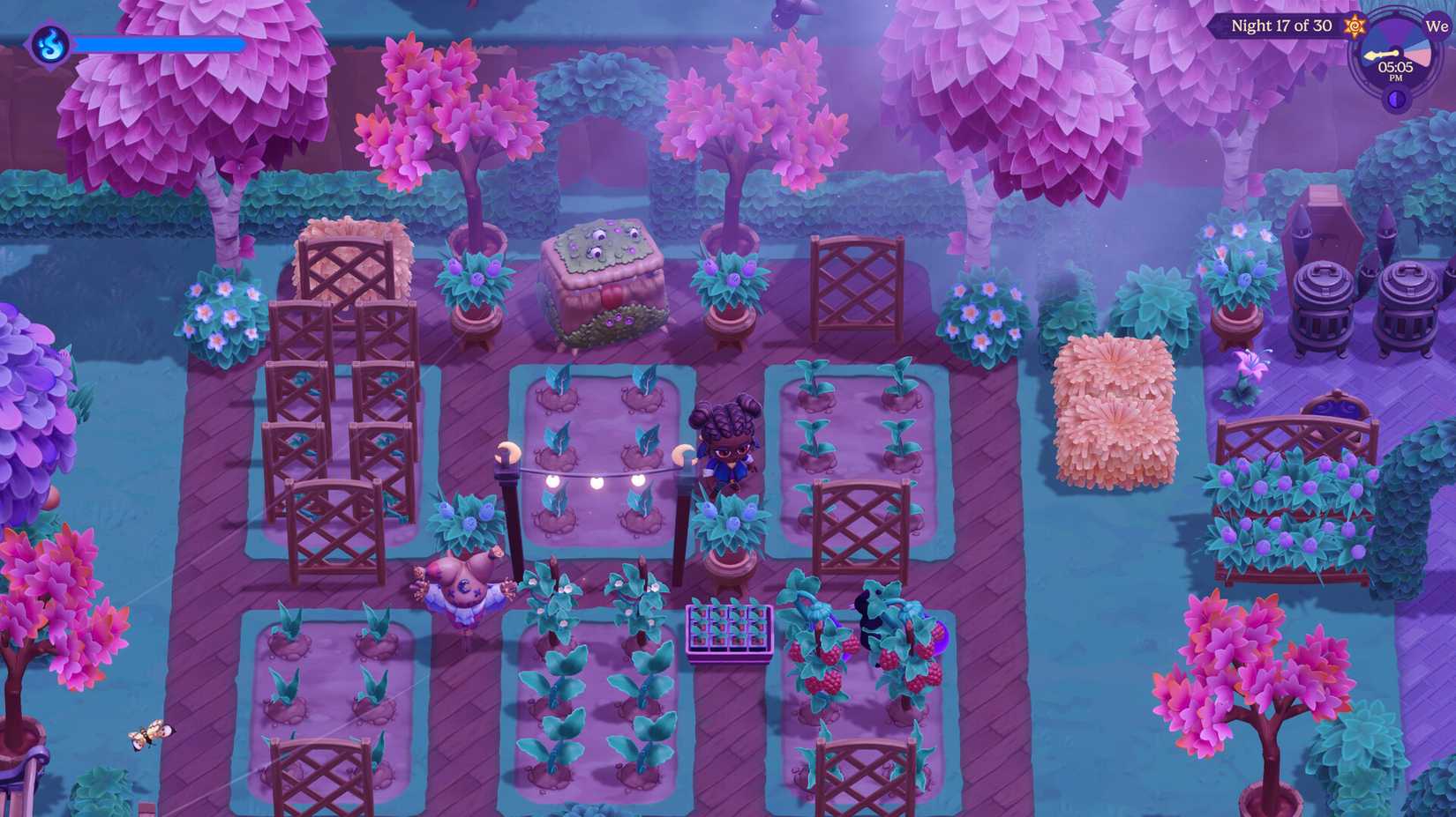 Kustomisasi karakter di Moonlight Peaks