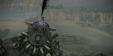 Stabbing a Colossus in Shadow Of The Colossus (2018)