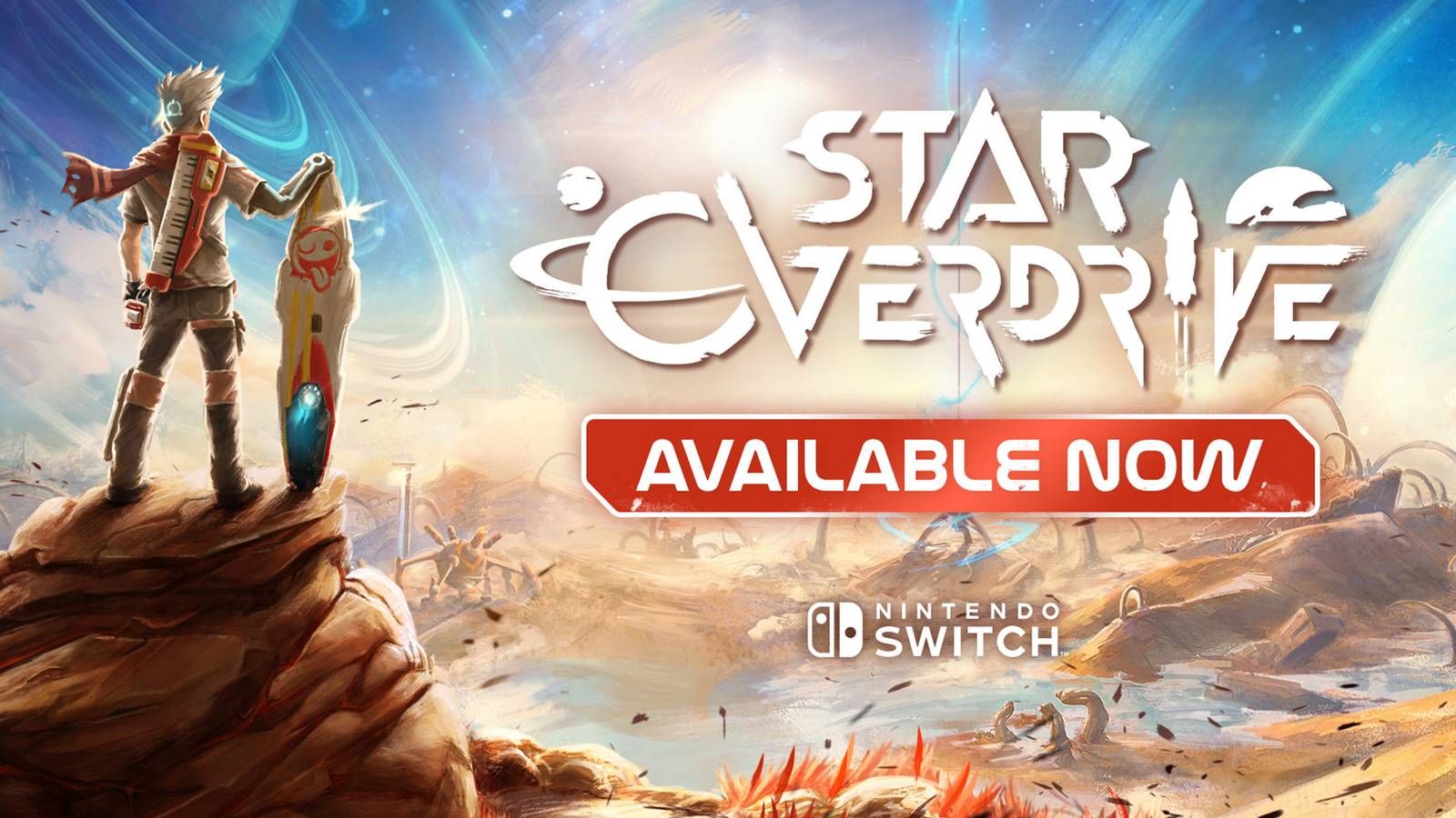 Star Overdrive Available Now on Nintendo Switch banner key art 2x1 crop