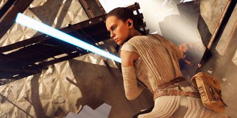 Rey Skywalker in Star Wars Battlefront 2