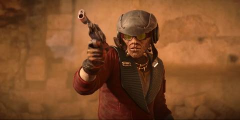 Star Wars Outlaws A Pirate's Fortune Hondo Ohnaka Blaster