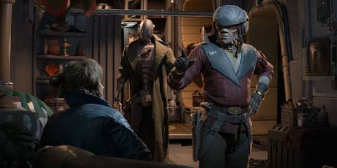 Star Wars Outlaws Hondo Ohnaka on the Trailblazer 