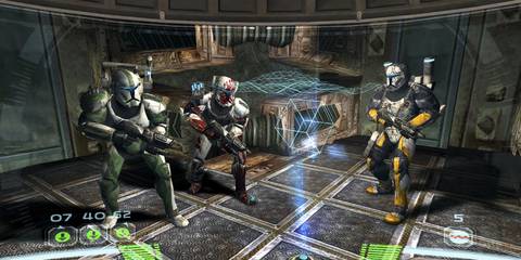 Delta Squad preparing for battle in Star Wars: Republic Commando
