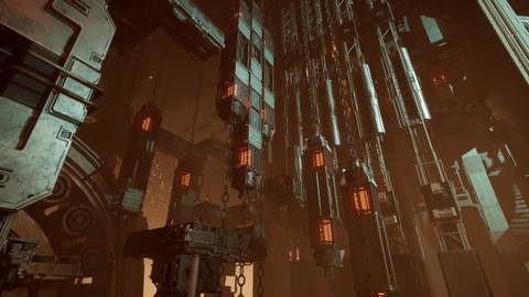 An industrial environment in Steel Seed