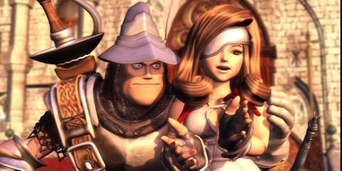 Steiner and Beatrix standing together in Final Fantasy 9