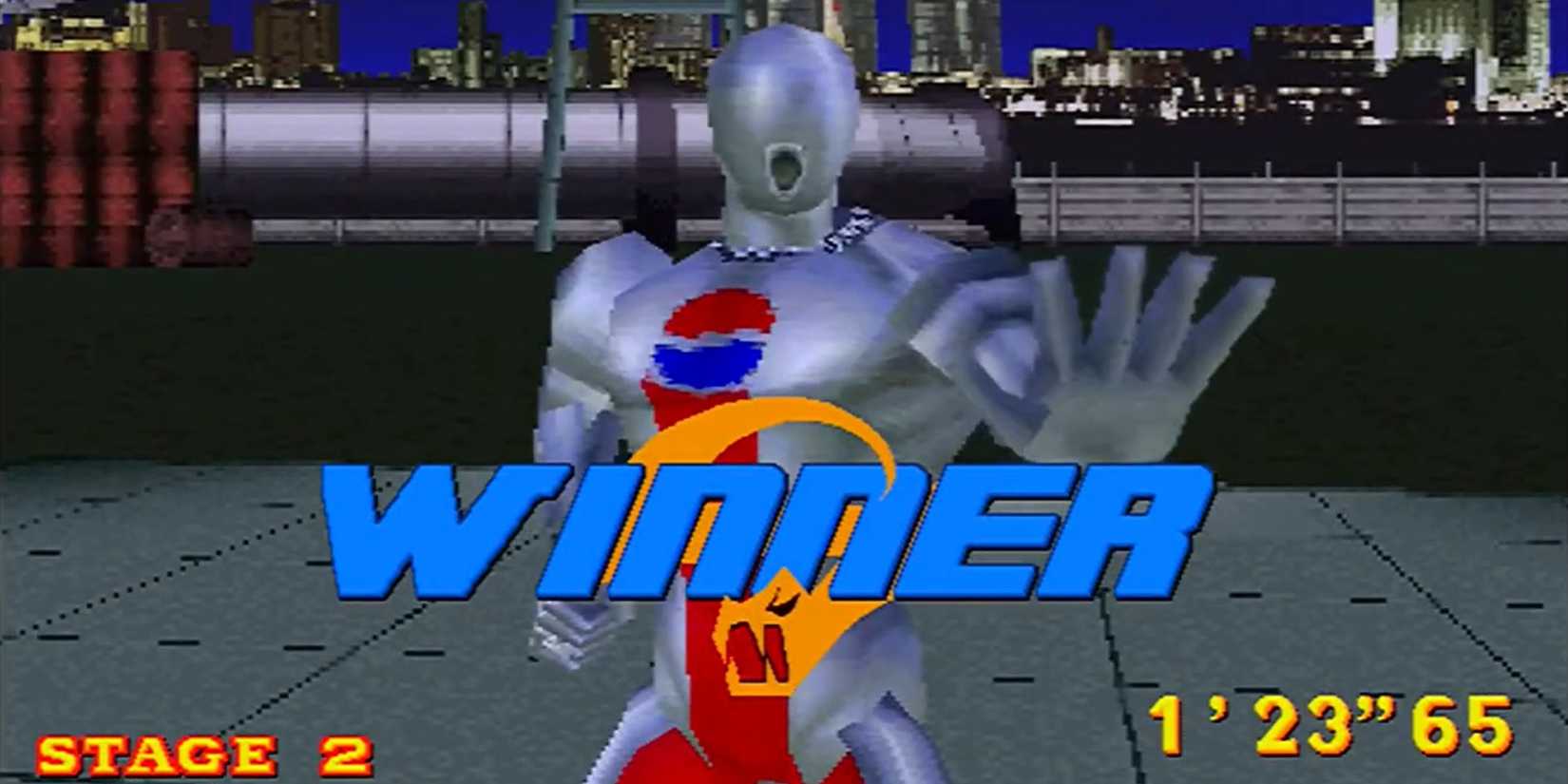 Strange Guest Characters- Pepsiman Fighting Vipers
