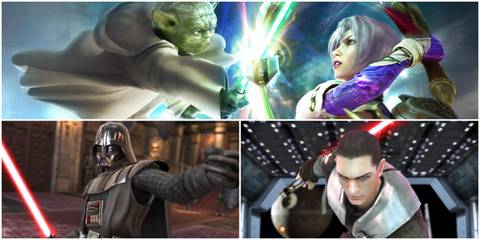 Strange Guest Characters- Yoda Darth Vader Apprentice SC4