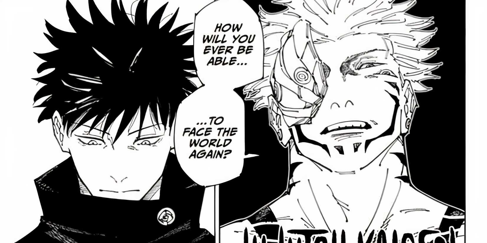 sukuna and megumi jujutsu kaisen jjk 268 (1)