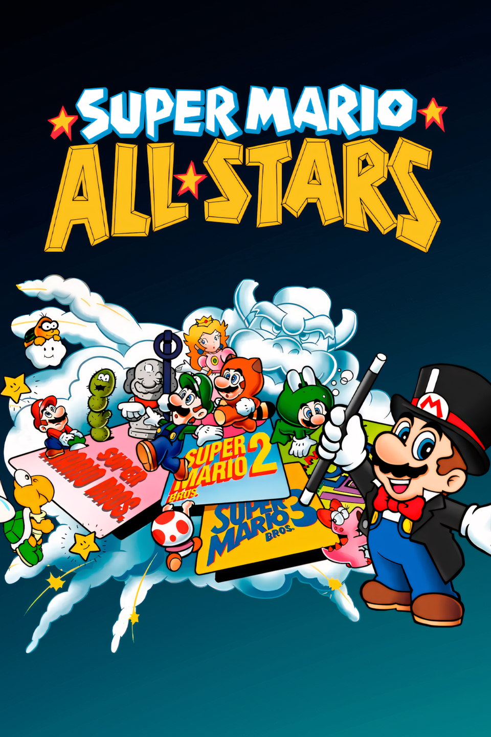 Super Mario All-Stars Tag Page Cover Art