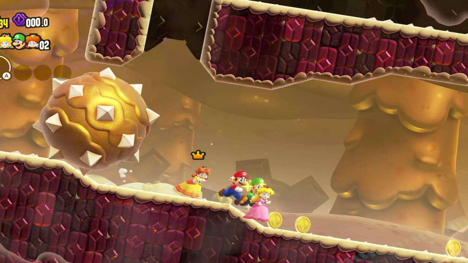 Super Mario Bros. Wonder Characters Running