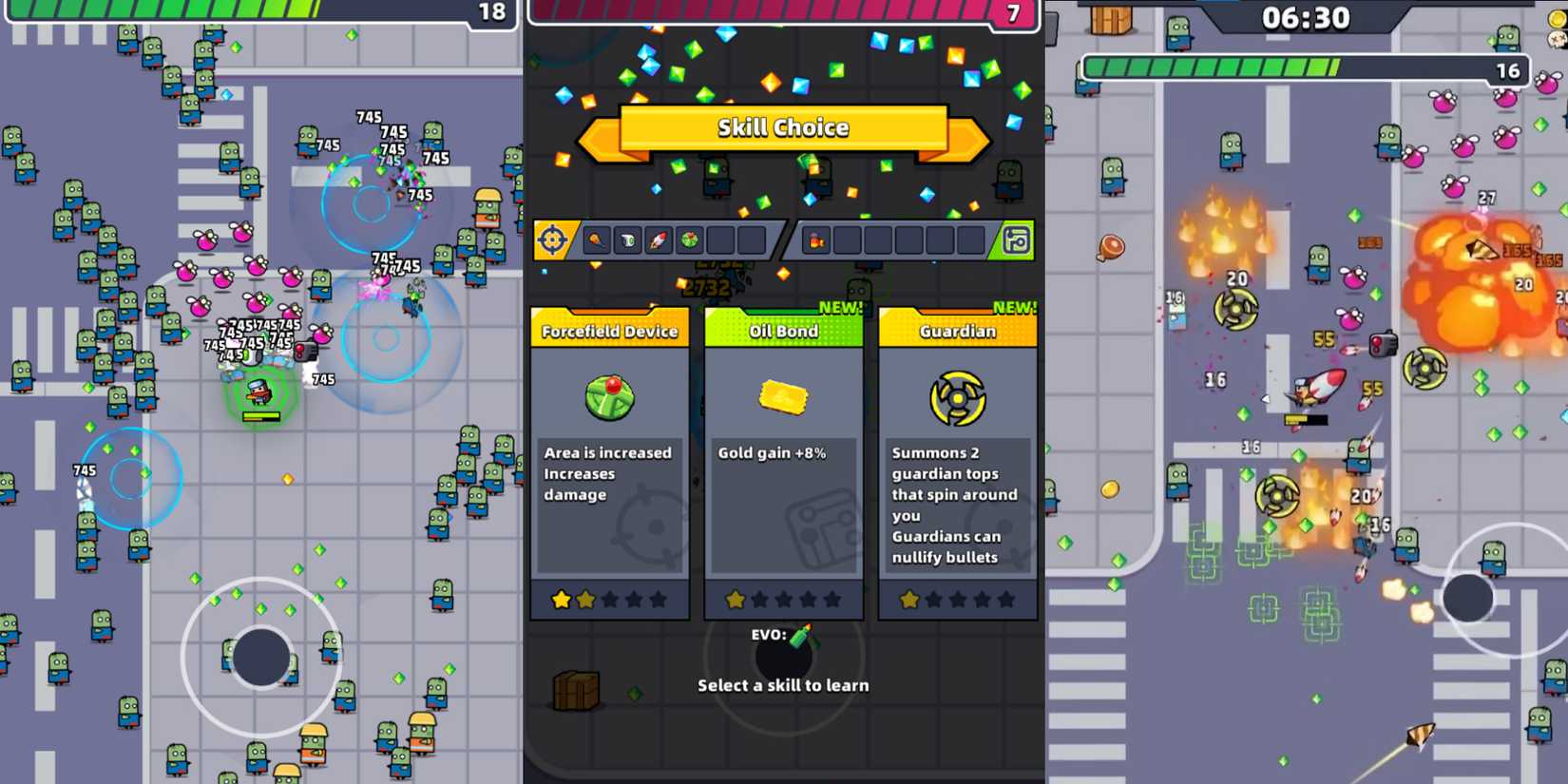 Survivor.io gameplay screenshots