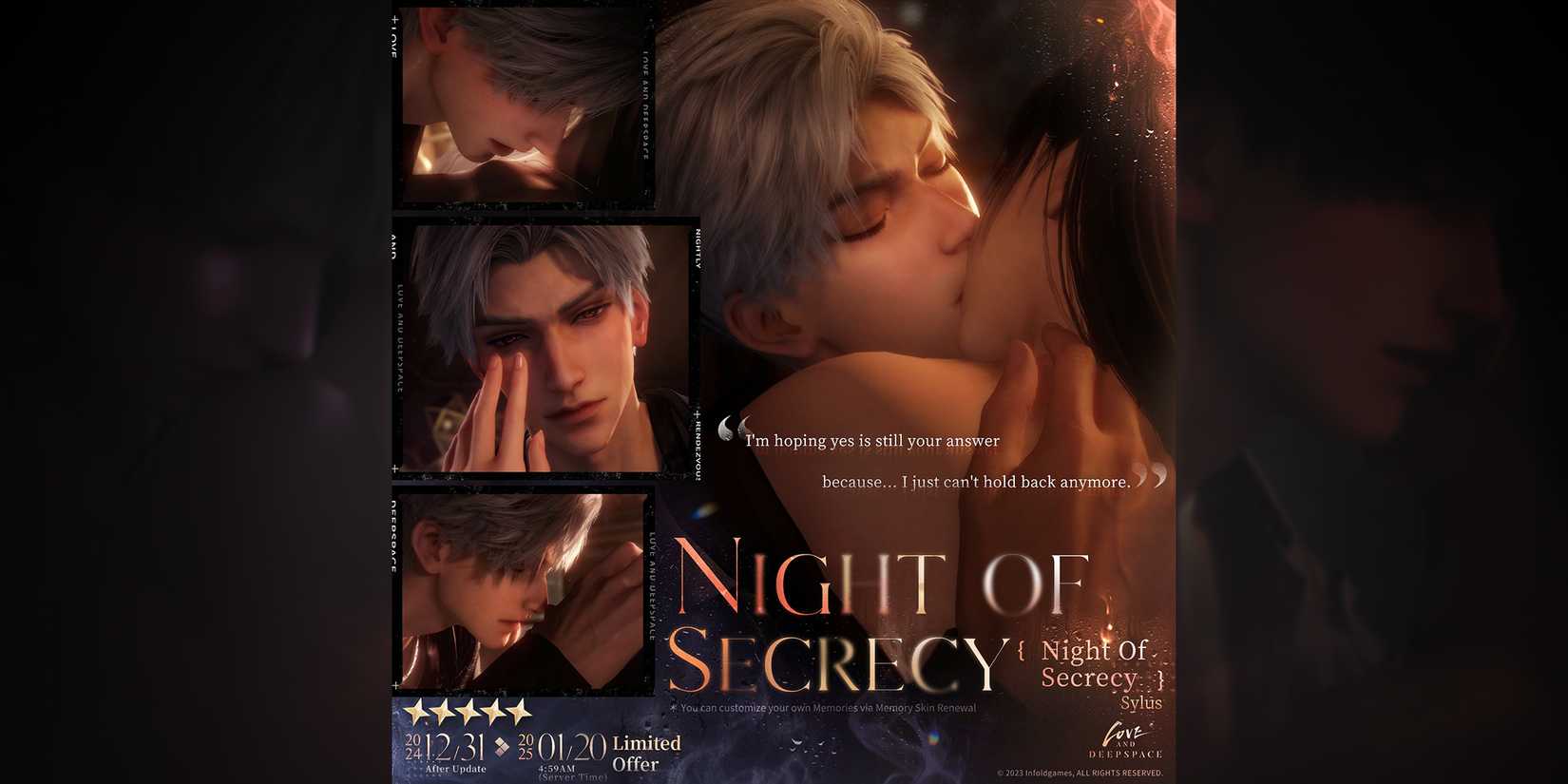 sylus multi banner nightly rendezvous in love and deepspace