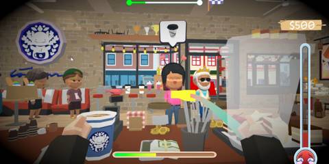 Table Flip Simulator game cafe