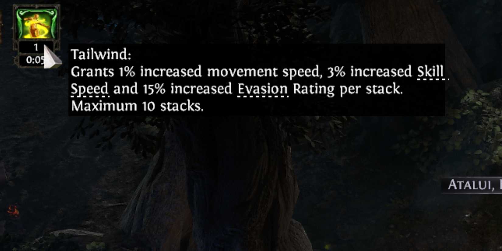 tailwind skill description in path of exile 2