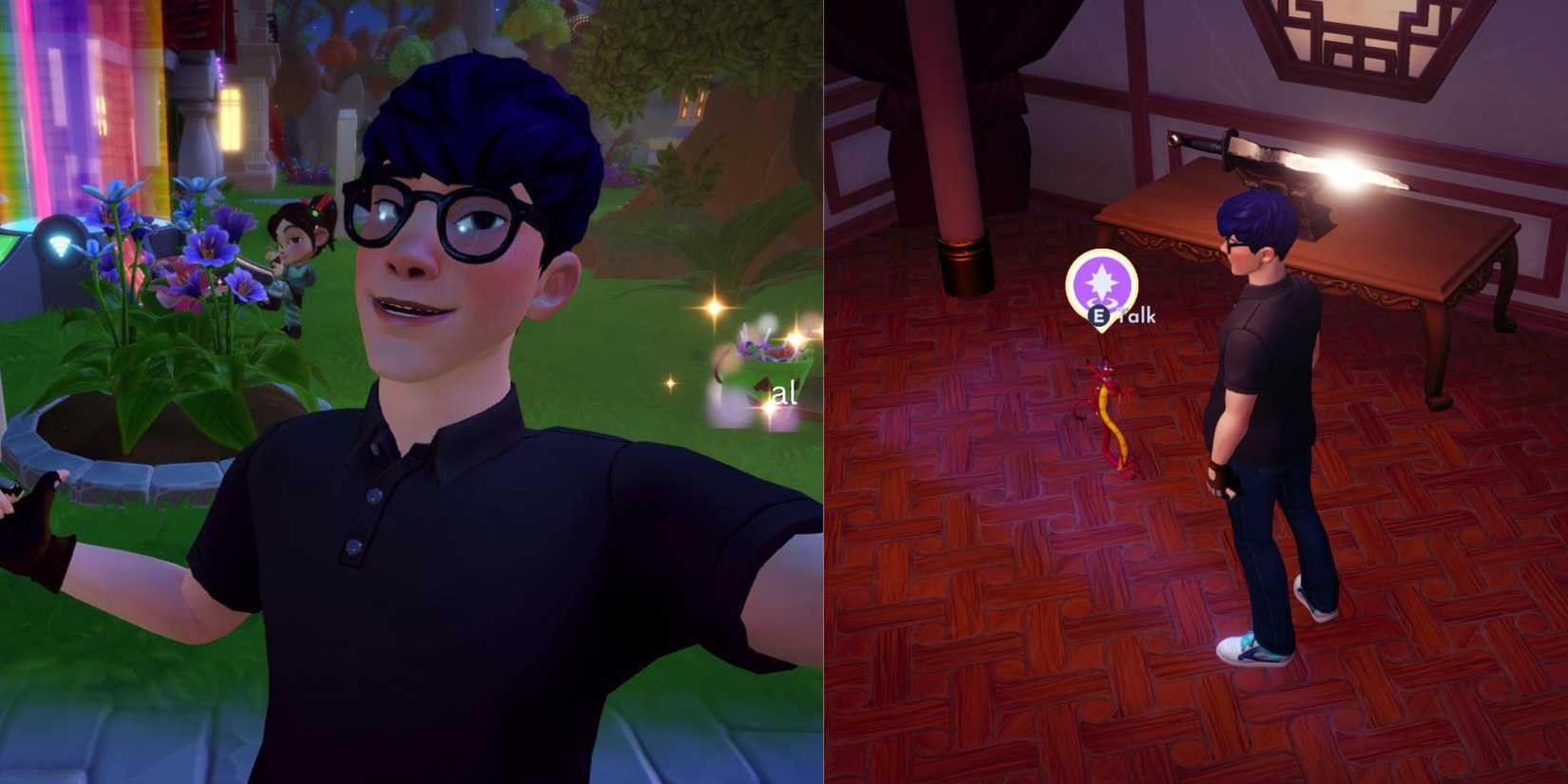 talking to mushu and vanellope ddv