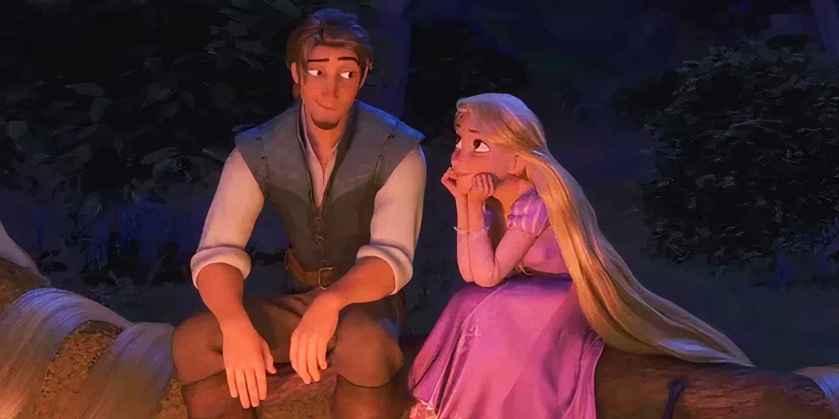 Rapunzel and Flynn Rider together