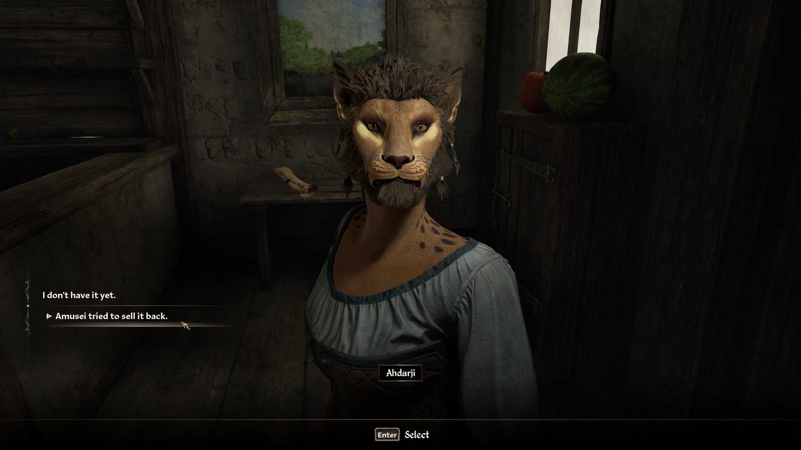 telling ahdarji about amusei