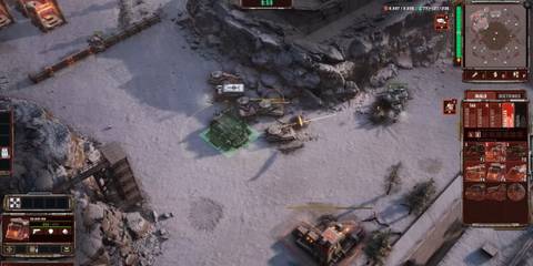 Tempest Rising Dynasty boar tanks and salvage vans