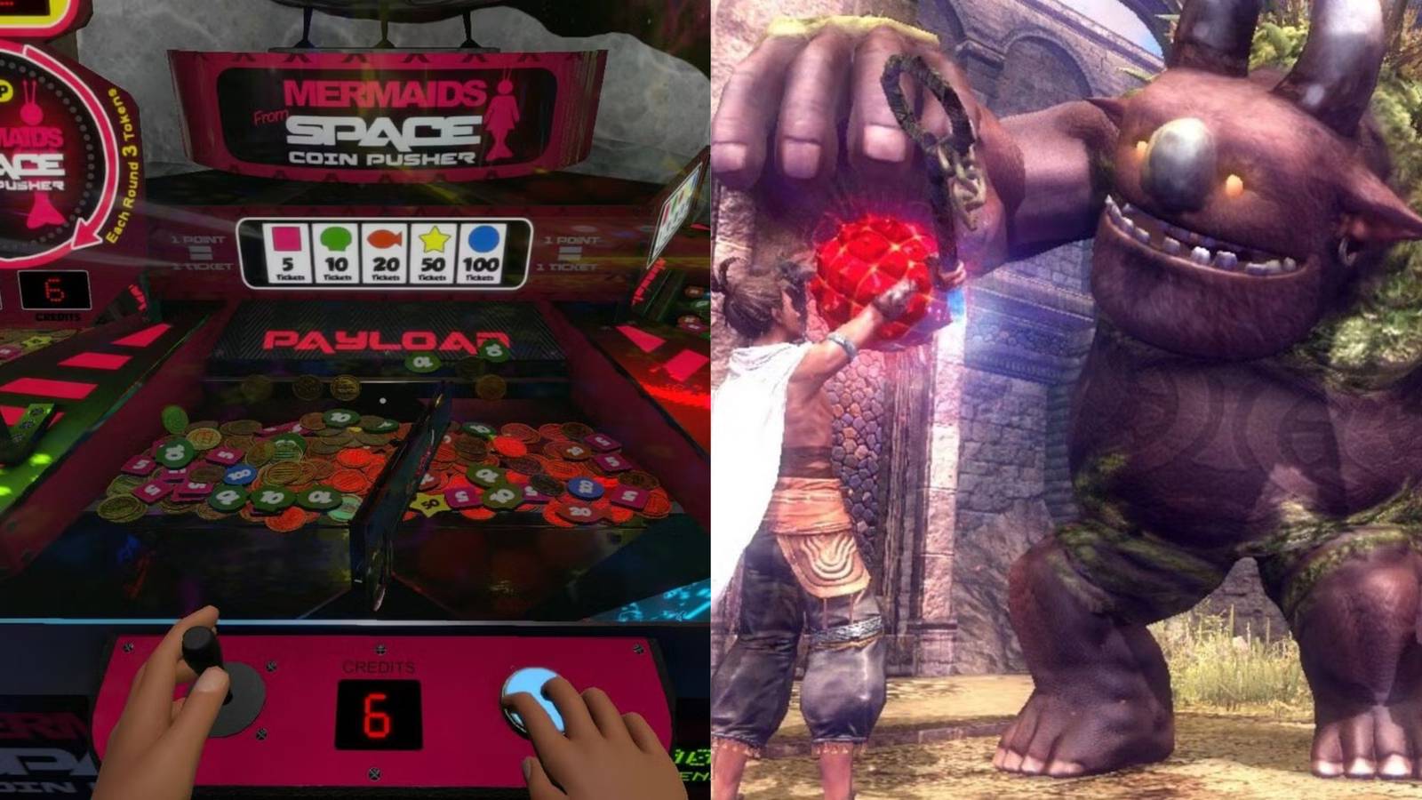 The Coin Game and Majin and the Forsaken Kingdom