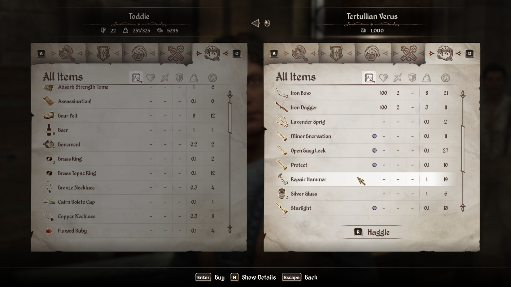 Oblivion Remastered Repair Hammer purchase