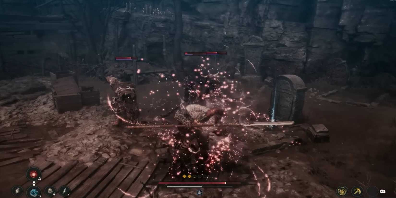 The First Berserker Khazan Spear moonlight stance