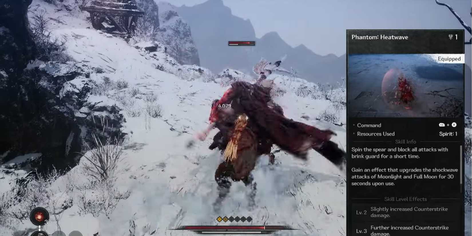 The First Berserker Khazan spear phantom heatwave