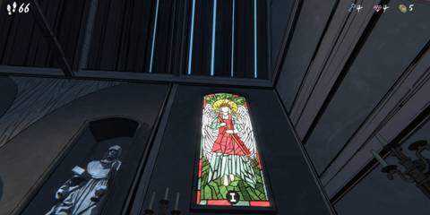 the first mosaic in blue prince, the gardener