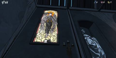 the fourth 'mosaic in blue prince, the butler