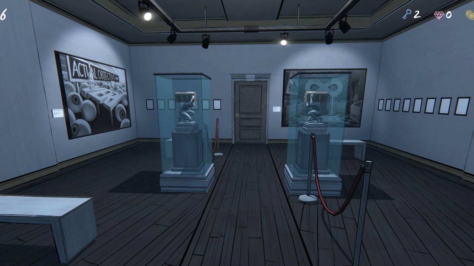 The Gallery Room in Blue Prince