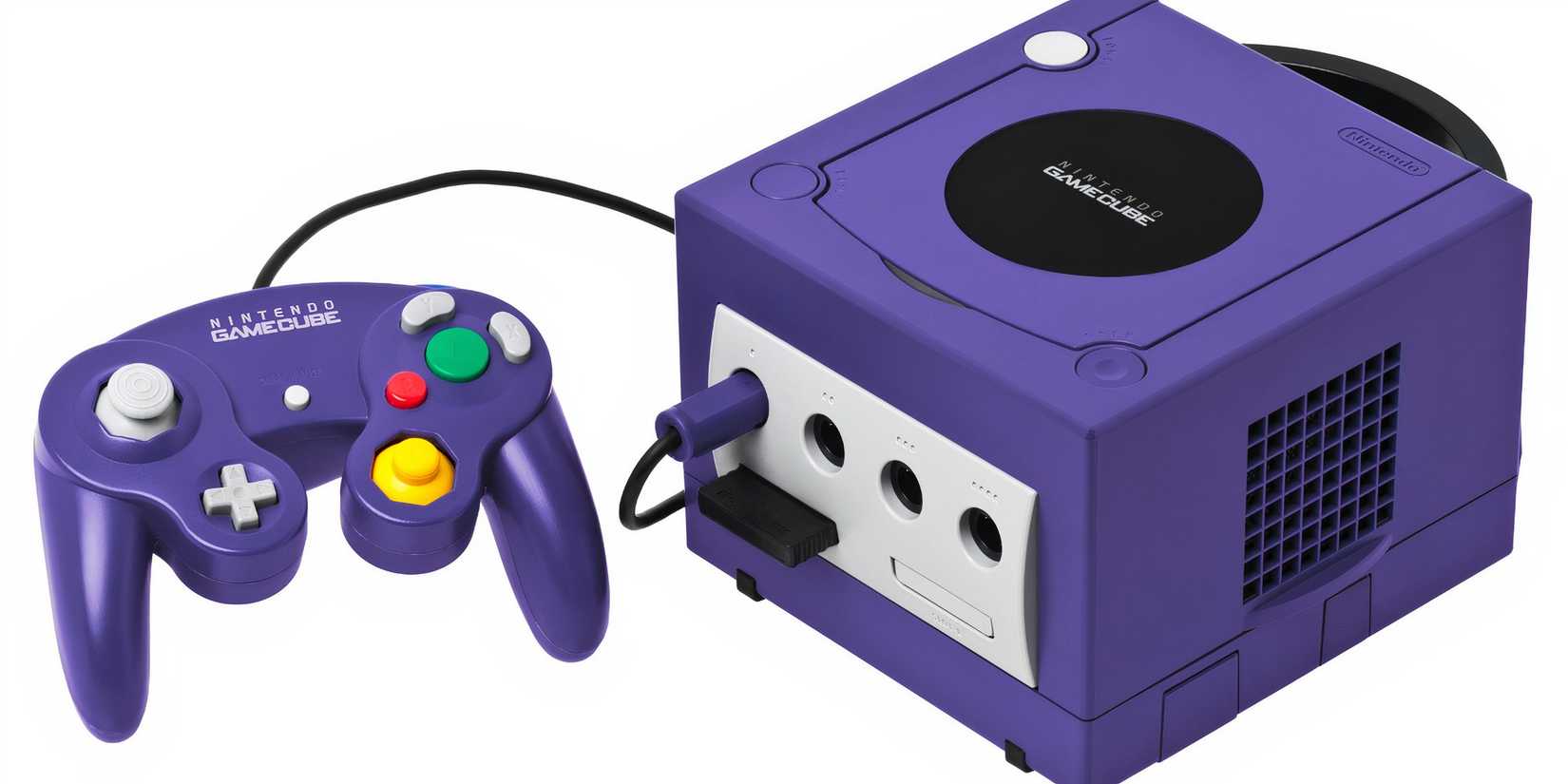 The GameCube console and controller