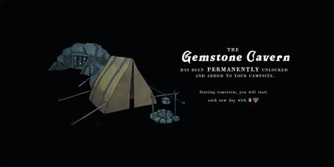 the gemstone cavern in blue prince