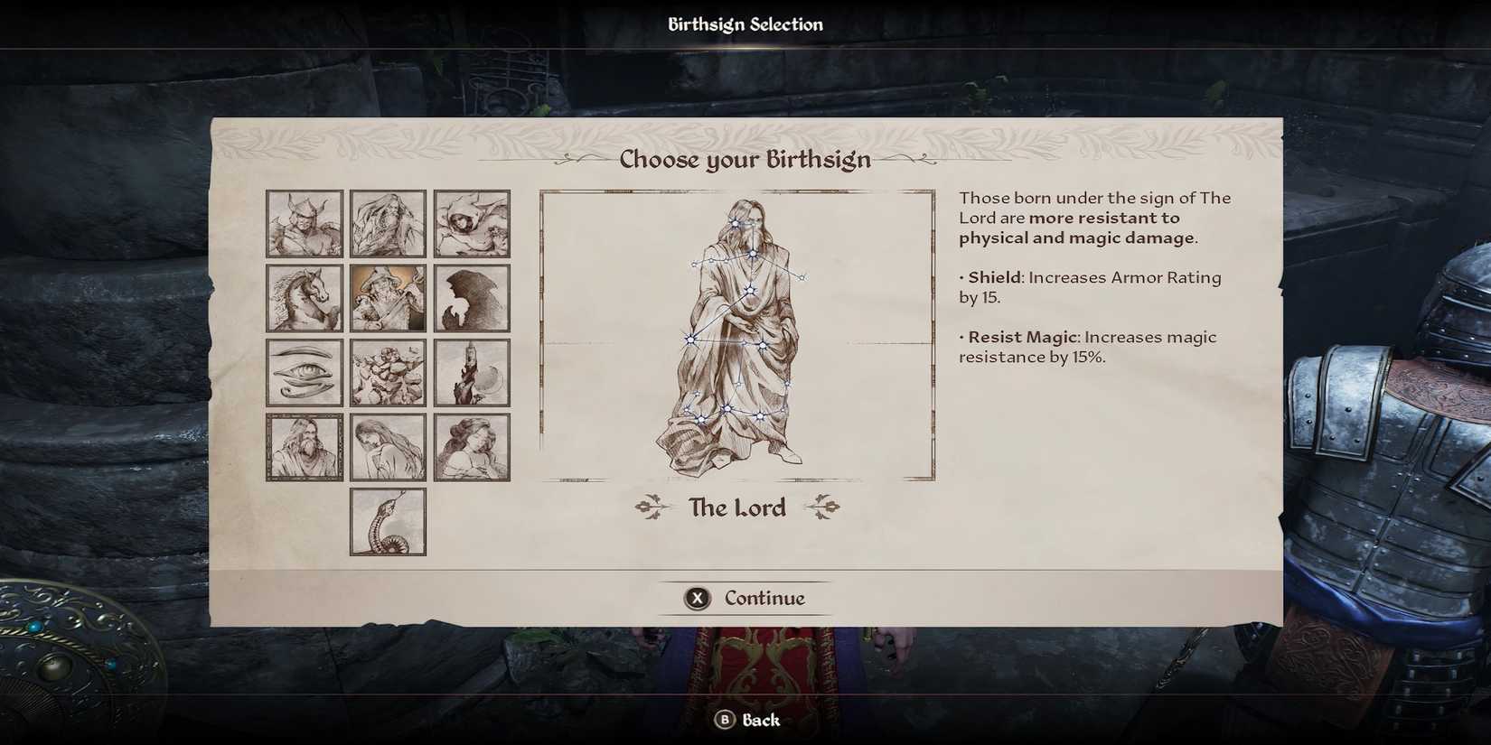 The Lord Birthsign in The Elder Scrolls 4 Oblivion Remastered