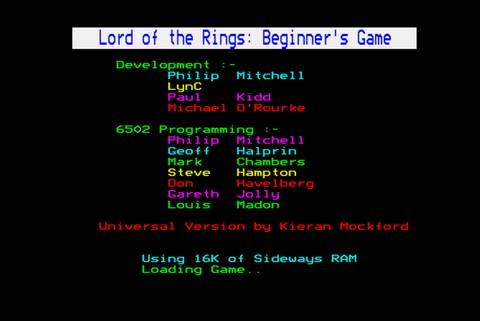The Lord of the Rings Game One Image 2