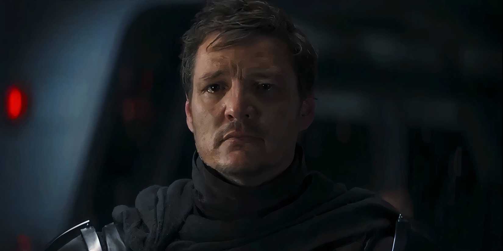 Din Djarin is unmasked with tears in The Mandalorian