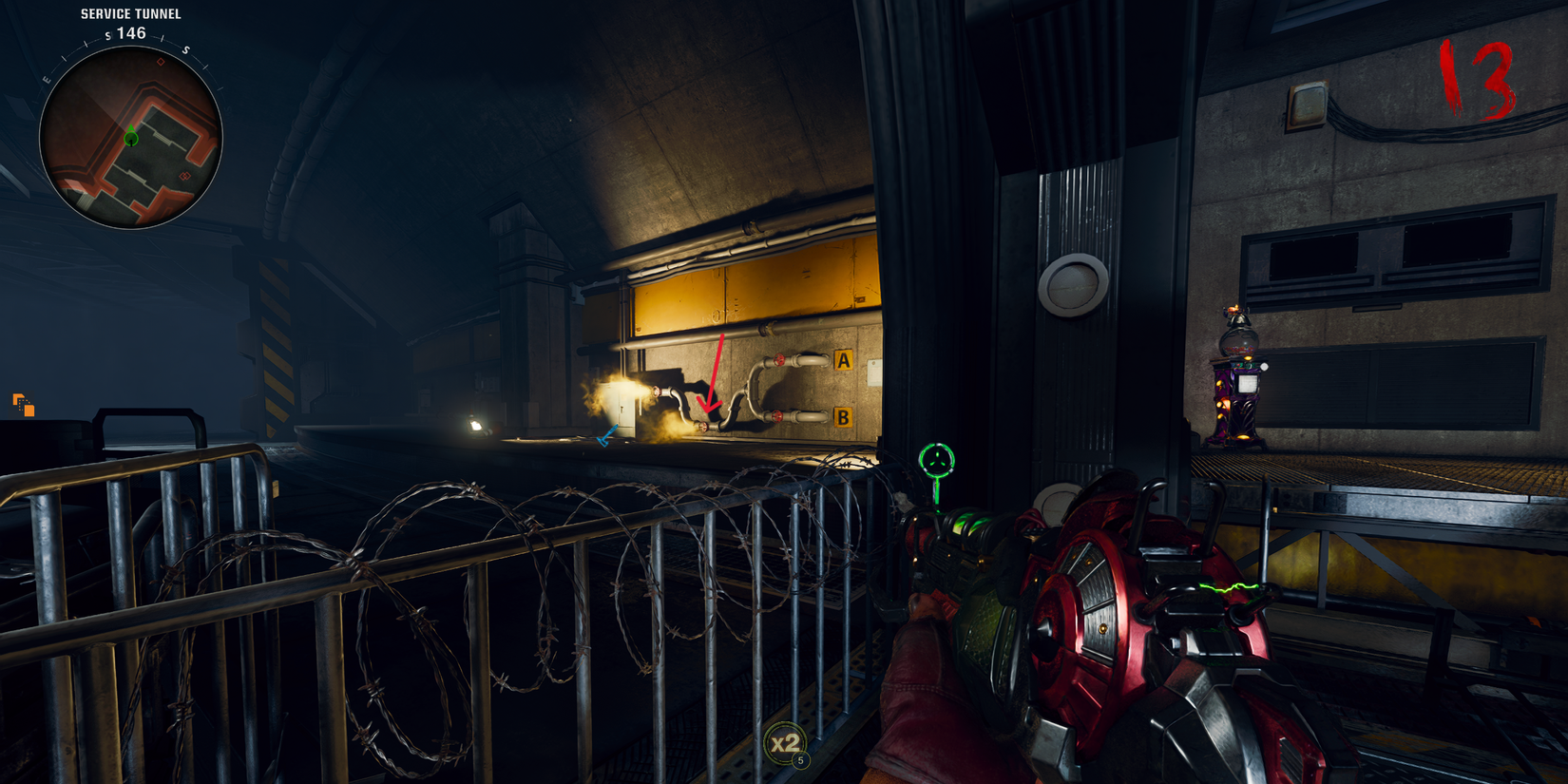 the middle valve, hit