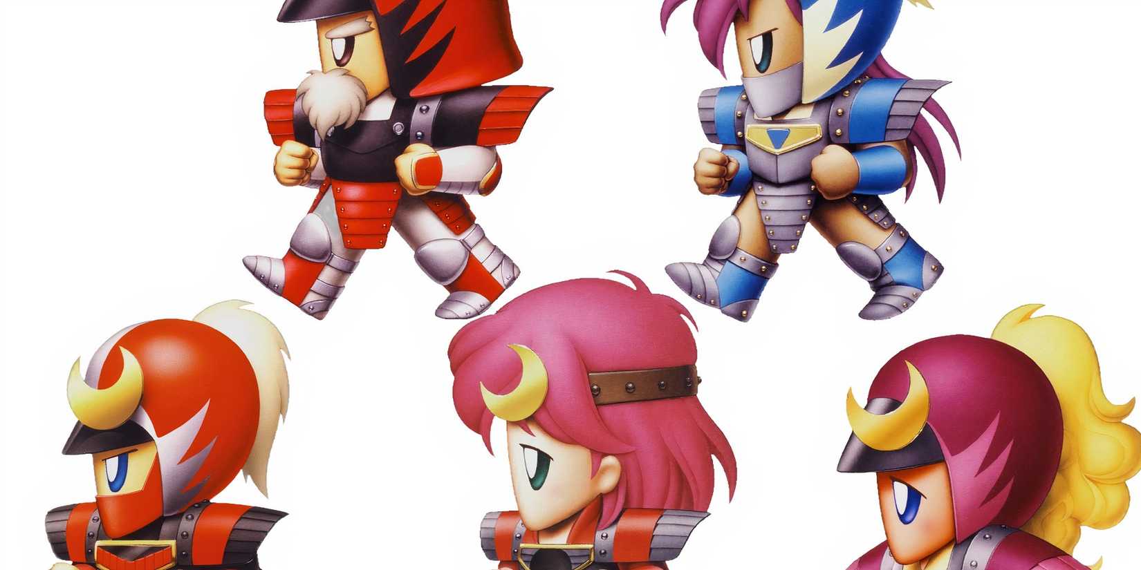 The party dressed as samurai in Final Fantasy 5