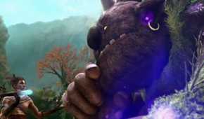 The protagonist and Majin in Majin and the Forsaken Kingdom