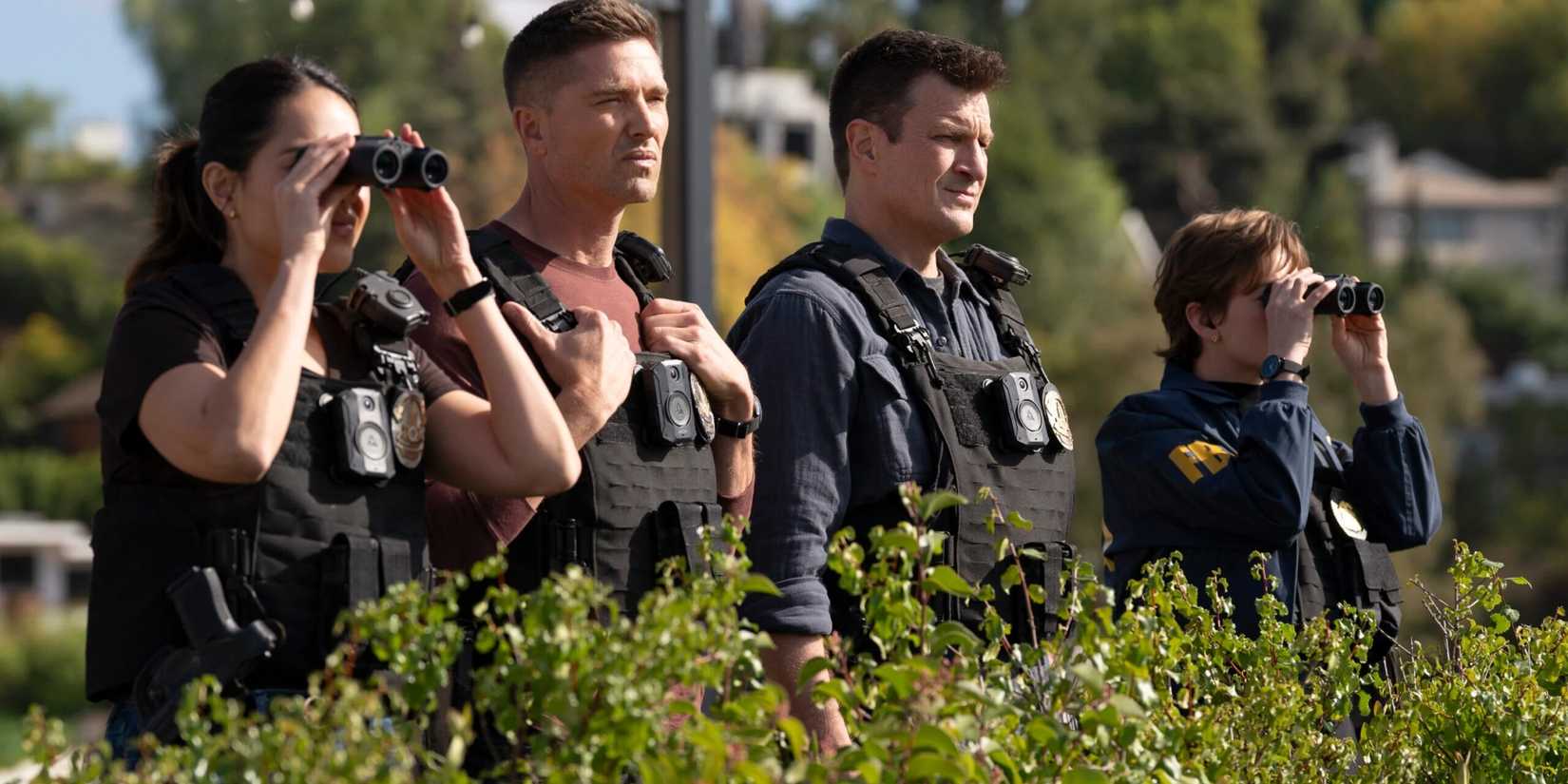 The cast of The Rookie