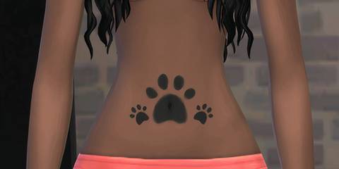 The Sims 4 Paw Print