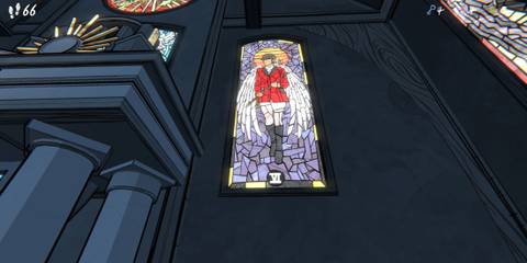 the sixth mosaic in blue prince, the rider