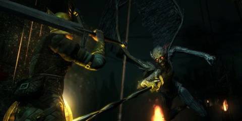 The Slayer of Demons fighting an undead enemy  - Demon's Souls