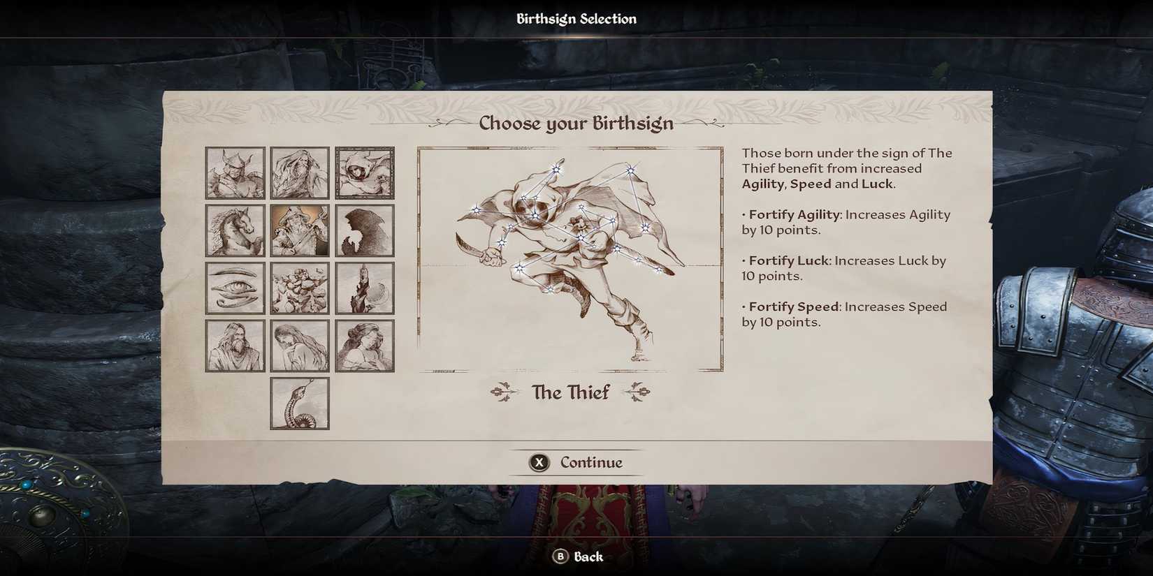 The Thief Birthsign in The Elder Scrolls 4 Oblivion Remastered