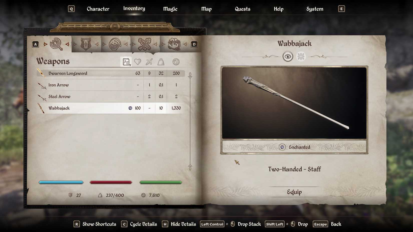 the wabbajack in oblivion remastered