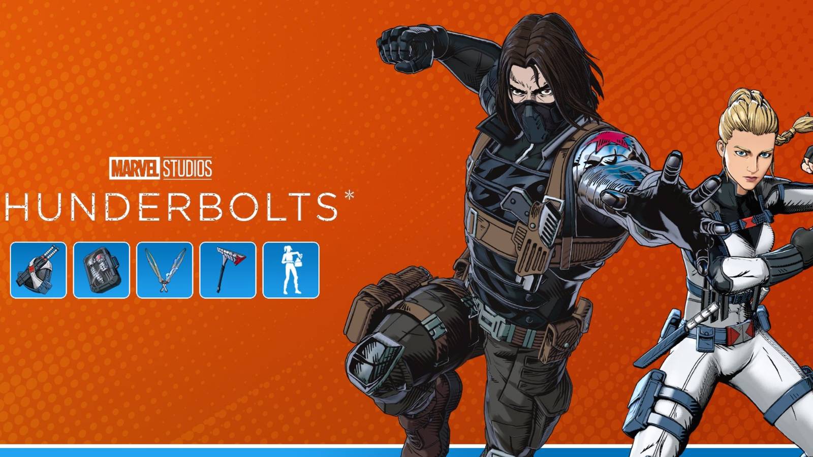 thunderbolts x fortnite skins