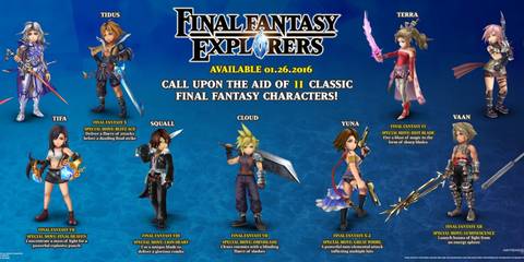 Tifa's Playable Appearances- Final Fantasy Explorers 3