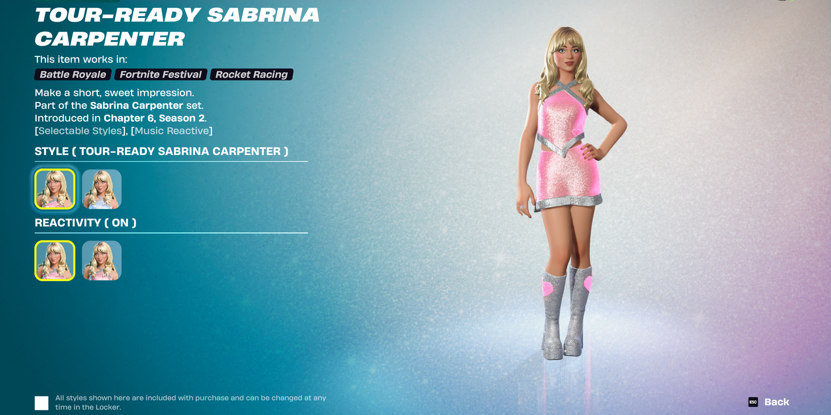 tour-ready sabrina carpenter