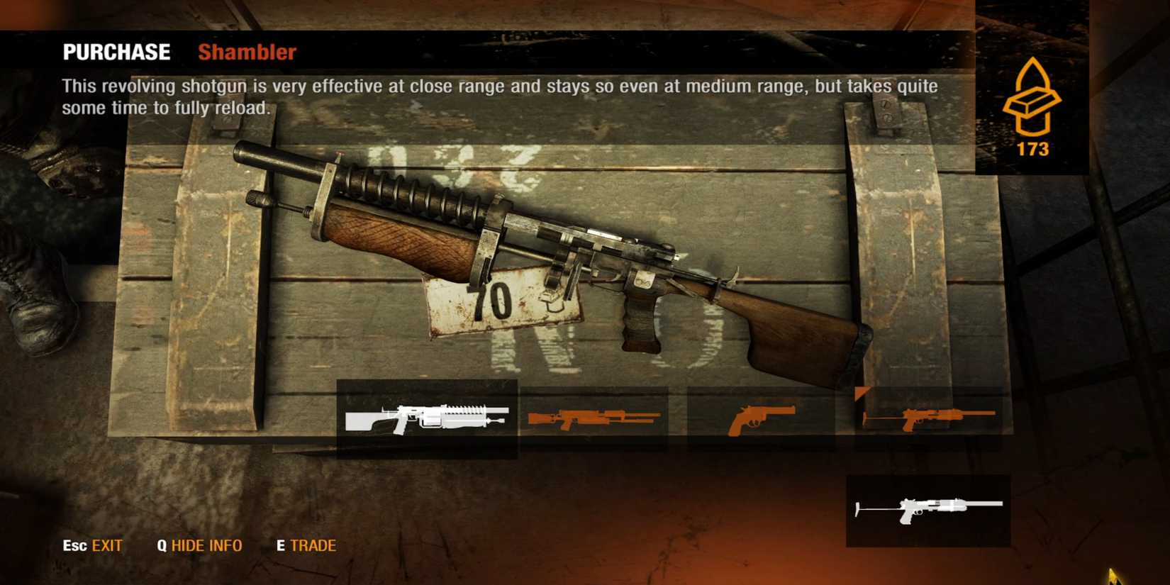 Trading in Weapons in Metro 2033 Redux