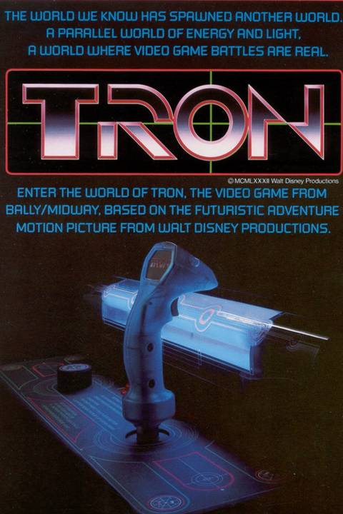 tron 1982 game tag page cover art