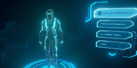 Program character customization in Tron RUN/r